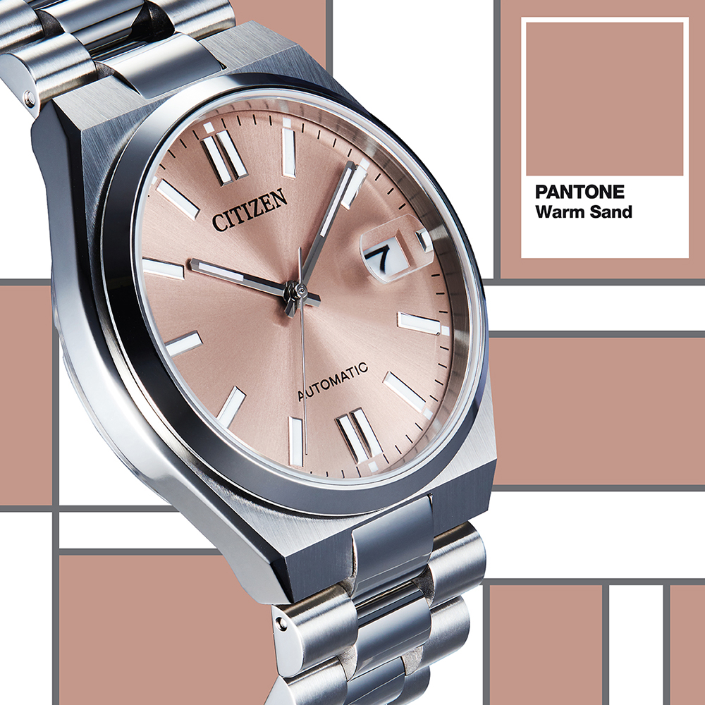 Citizen Pantone NJ0158-89Y: Tone nâu ấm tinh tế, lịch thiệp 