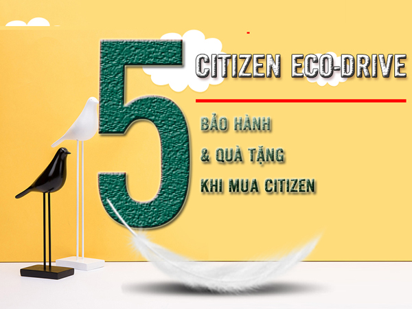 CITIZEN - TRĂM NĂM LỊCH SỬ - 5 NĂM BẢO HÀNH ️