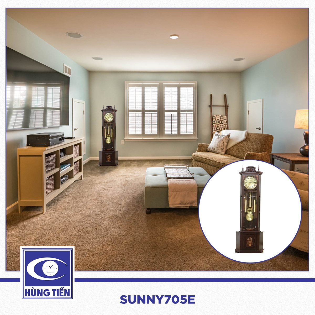 Đồng hồ cây SUNNY - Mang tới vẻ đẹp ấn tượng cho không gian