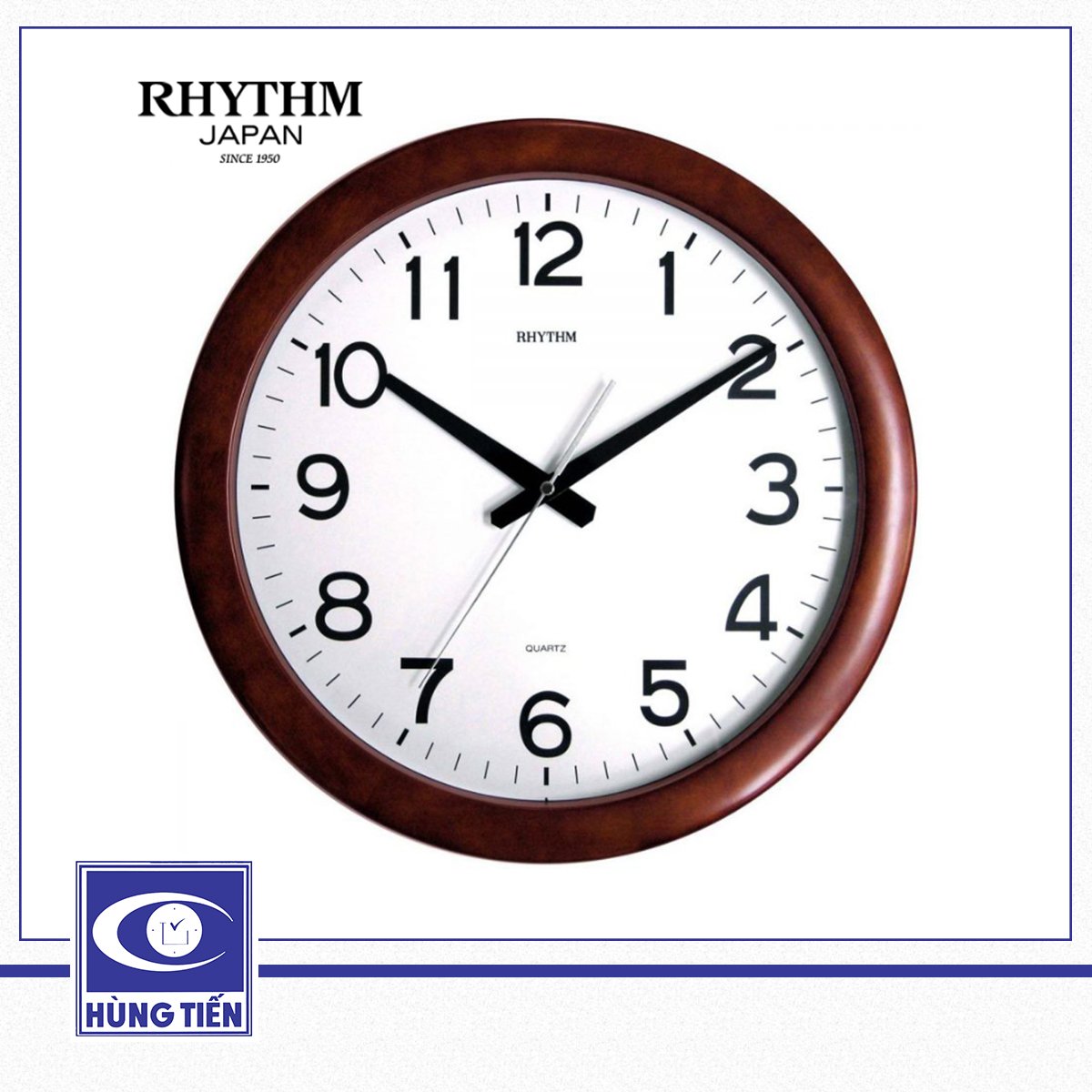Đồng hồ treo tường Rhythm CMG919NR06 - Ấn tượng với thiết kế hoài cổ