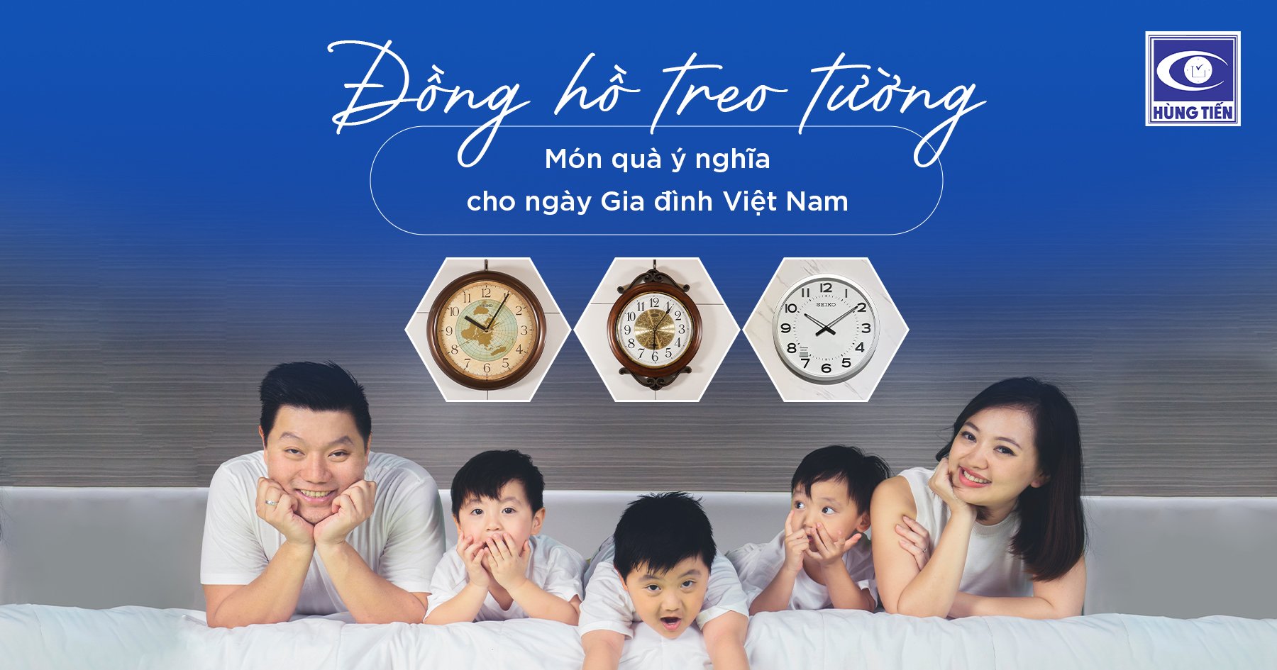Đồng hồ treo tường - Món quà ý nghĩa nhân ngày Gia đình Việt Nam 