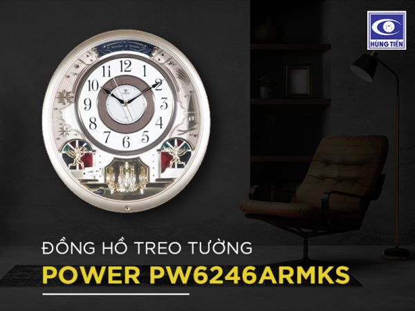 Giới thiệu đồng hồ treo tường Power PW6246ARMKS cho gia đình