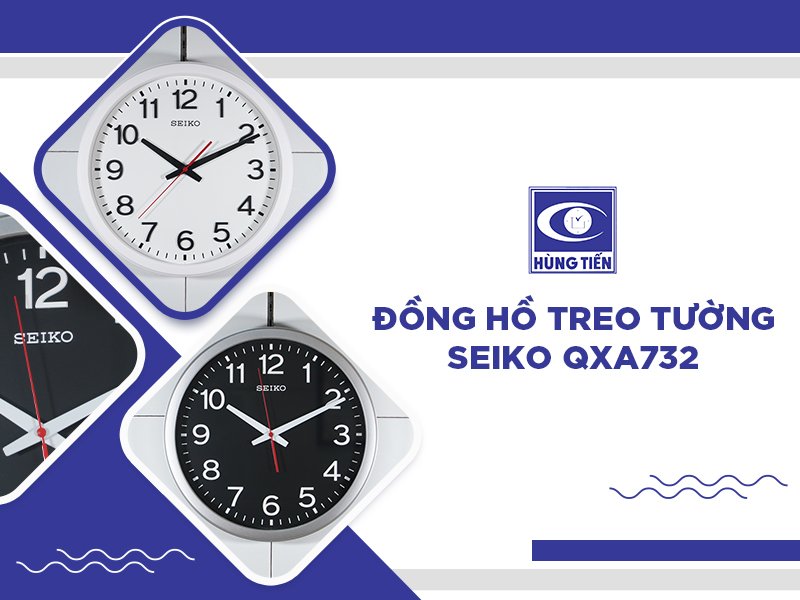 Đồng hồ treo tường SEIKO QXA732 - Đơn giản, tinh tế và hiện đại 