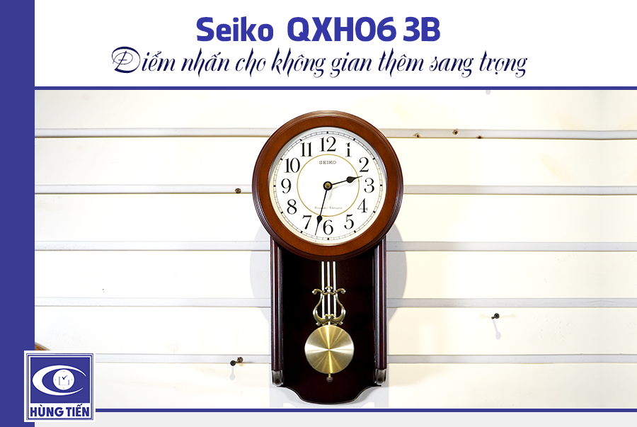 Đánh giá đồng hồ treo tường Seiko QXH036B - Sang trọng, lịch lãm