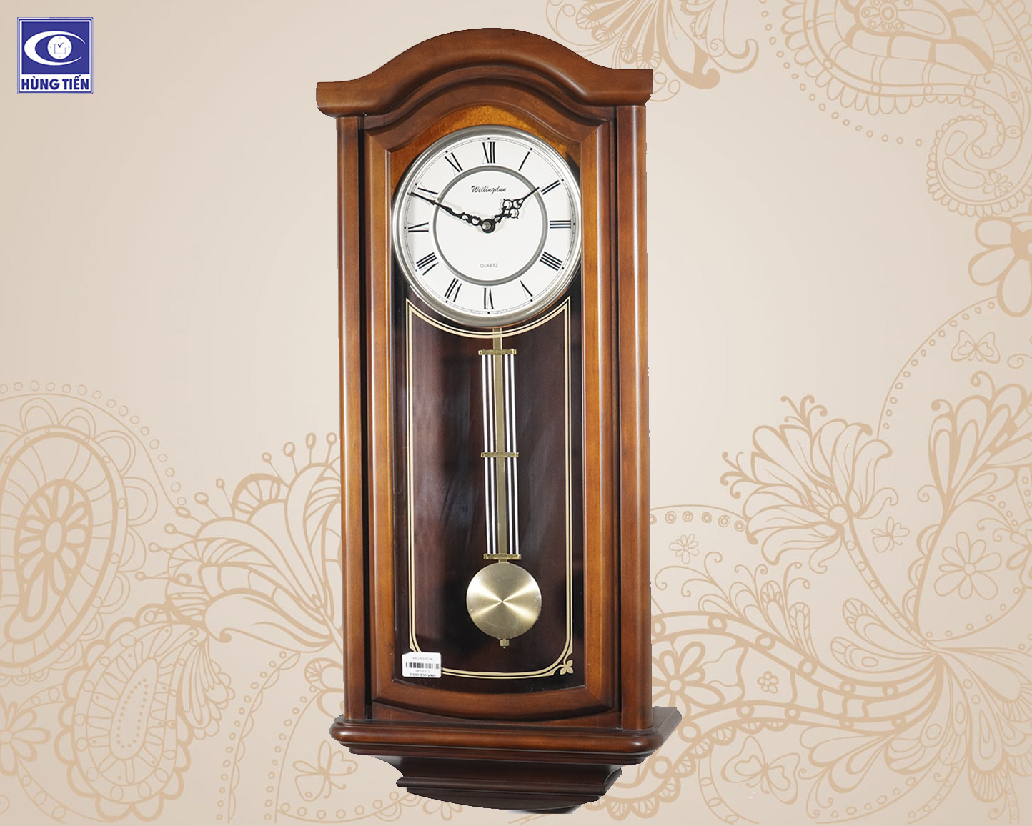 Không thể rời mắt khỏi đồng hồ treo tường Welling 30198 tuyệt đẹp