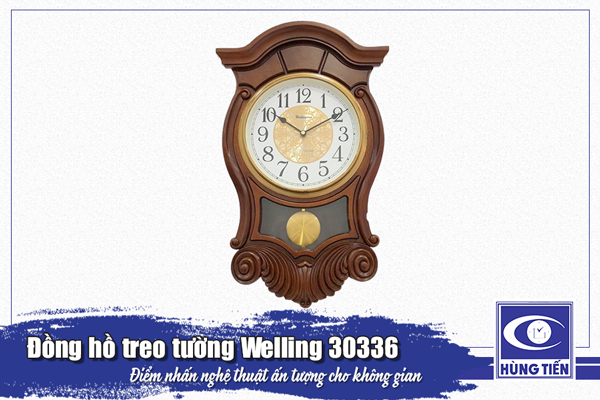 Đồng hồ treo tường Welling 30336 - Vẻ đẹp cổ điển lôi cuốn