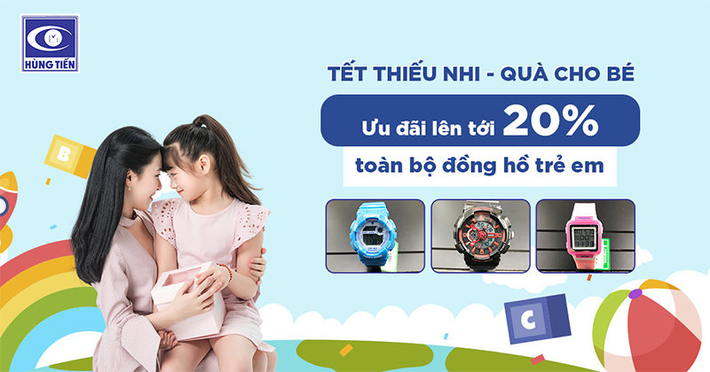 Giảm giá đồng hồ trẻ em 