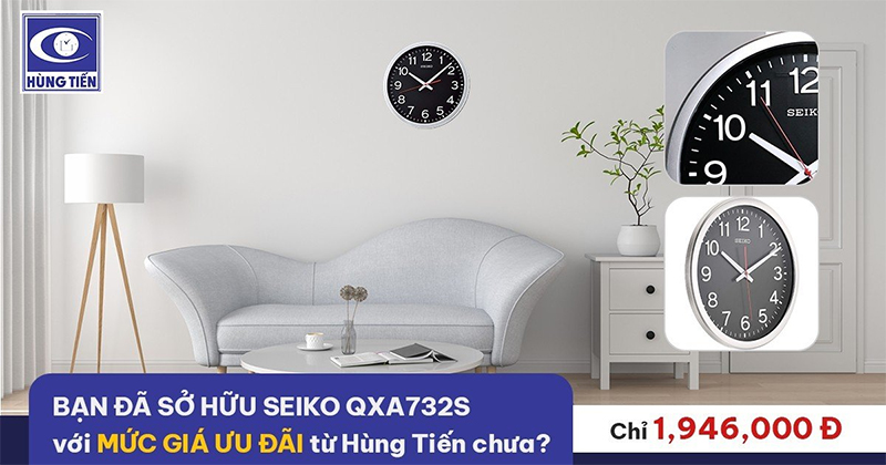 Vè đẹp đơn giản, tinh tế của hai mẫu SEIKO QXA732S và SEIKO QXA732W