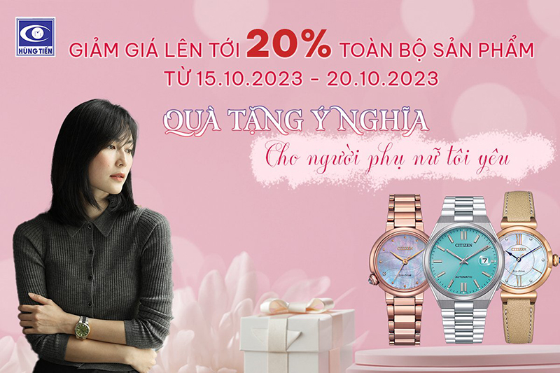 Tháng của nàng - Ưu đãi giảm tới 20% toàn bộ sản phẩm