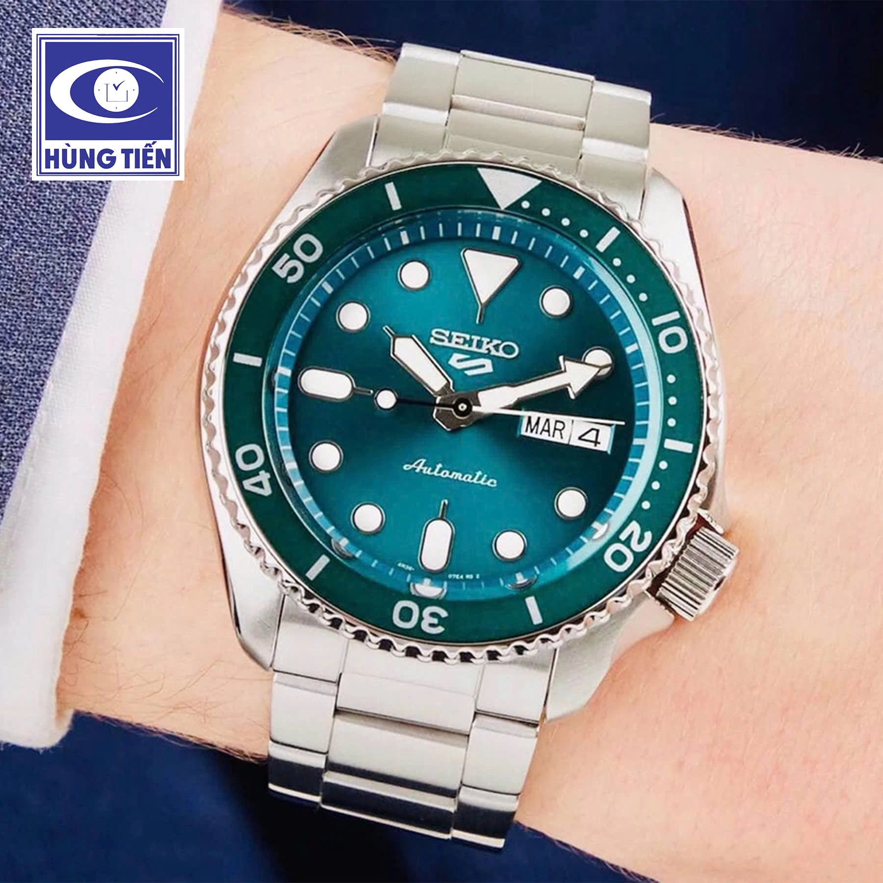 Đồng hồ nam Seiko 5 SRPD61K1: Đẳng cấp đồng hồ cơ cho phái mạnh