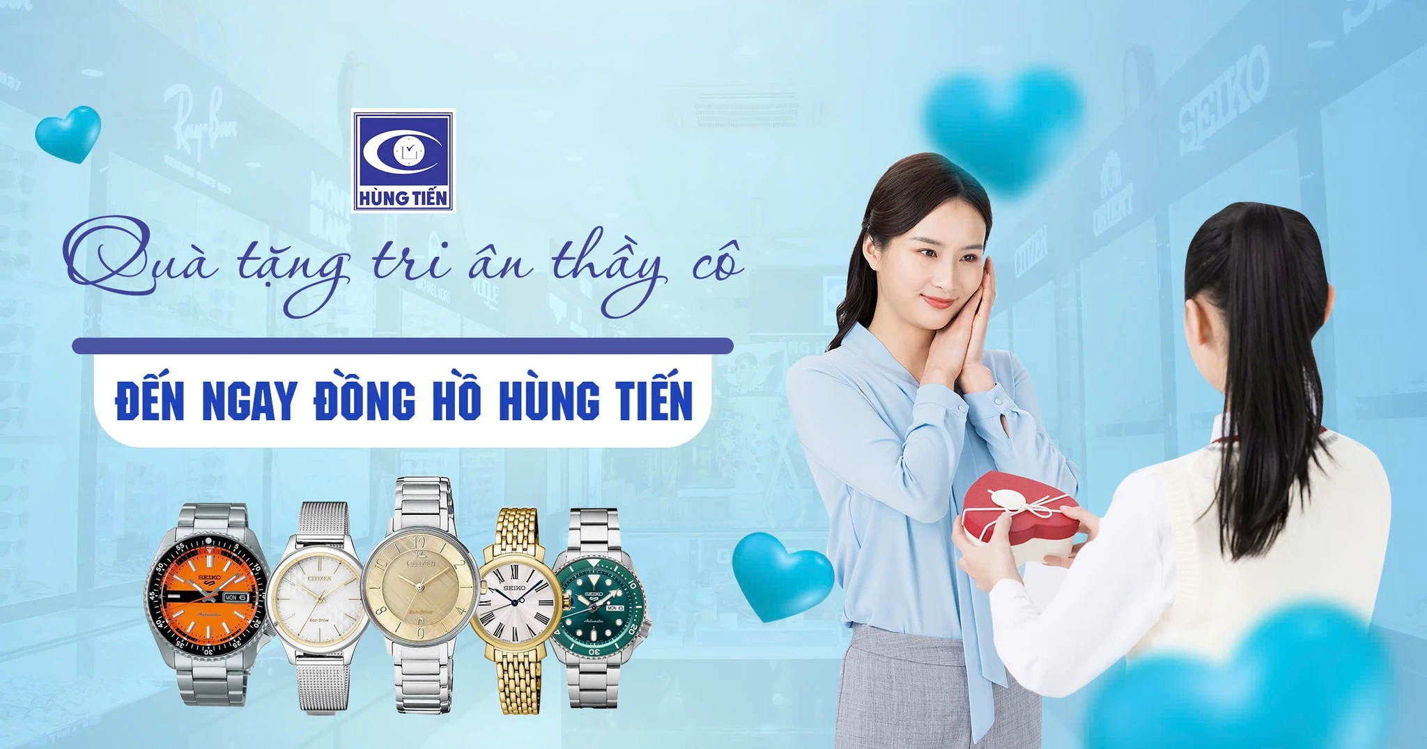 Gợi ý những món quà đồng hồ ý nghĩa dành cho ngày lễ tri ân thầy cô